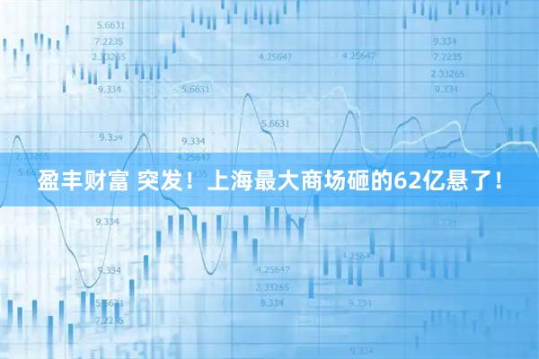 盈丰财富 突发！上海最大商场砸的62亿悬了！